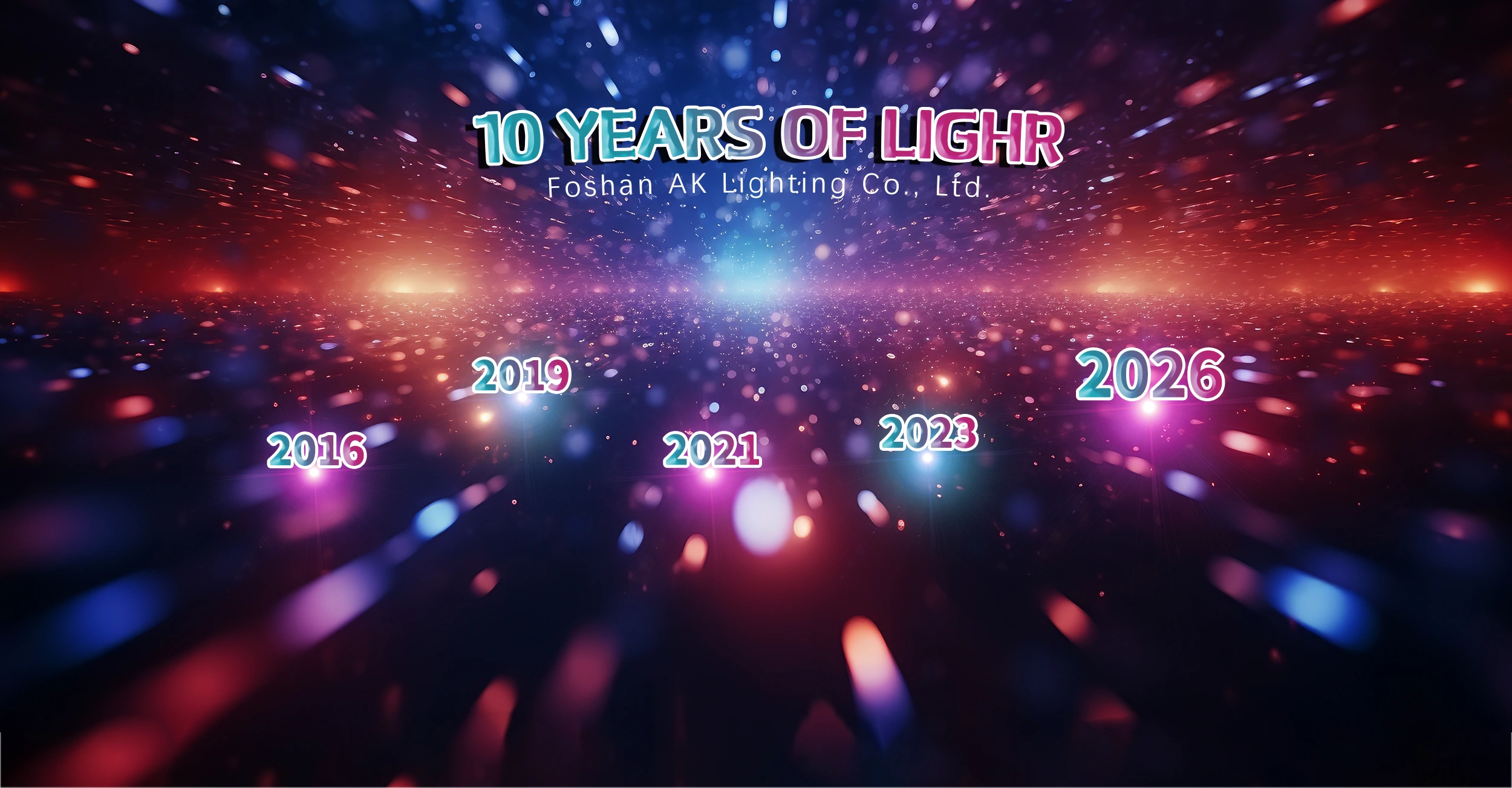Fornecedor de luz LED para palco na China desde 2016